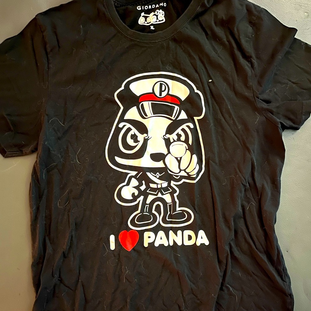 Giordano I ❤️ Panda tshirt